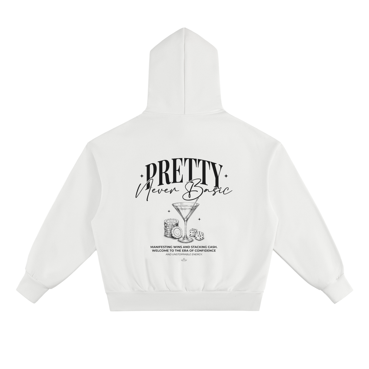 Pretty Never Basic | Premium Performance Hoodie