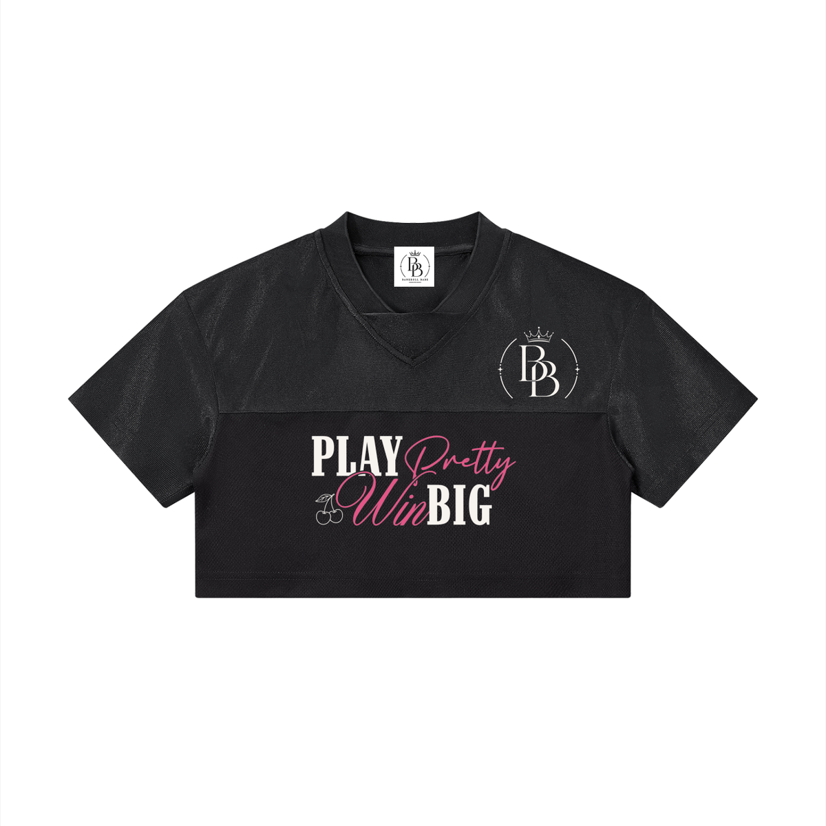 Play Pretty, Win Big | Cropped Mesh Jersey