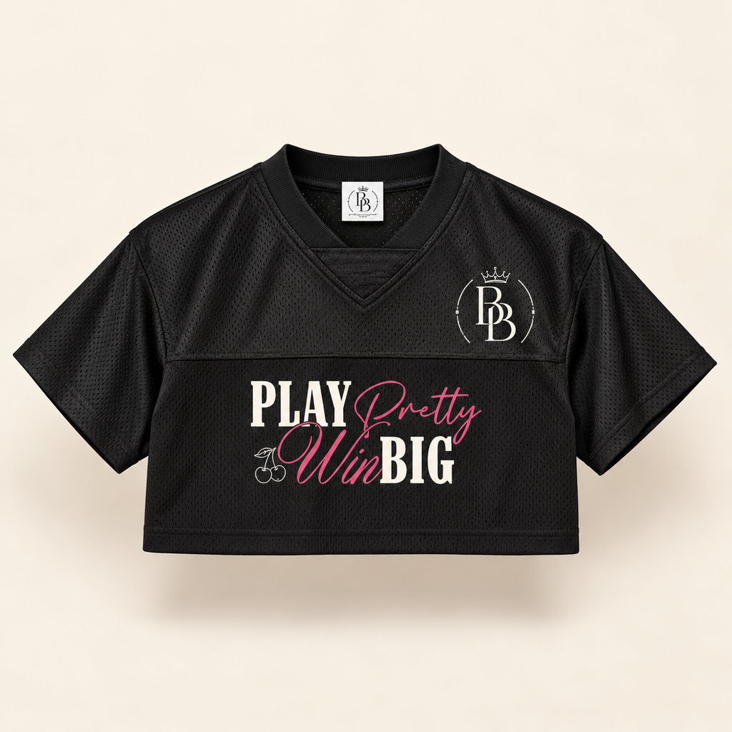 Play Pretty, Win Big | Cropped Mesh Jersey