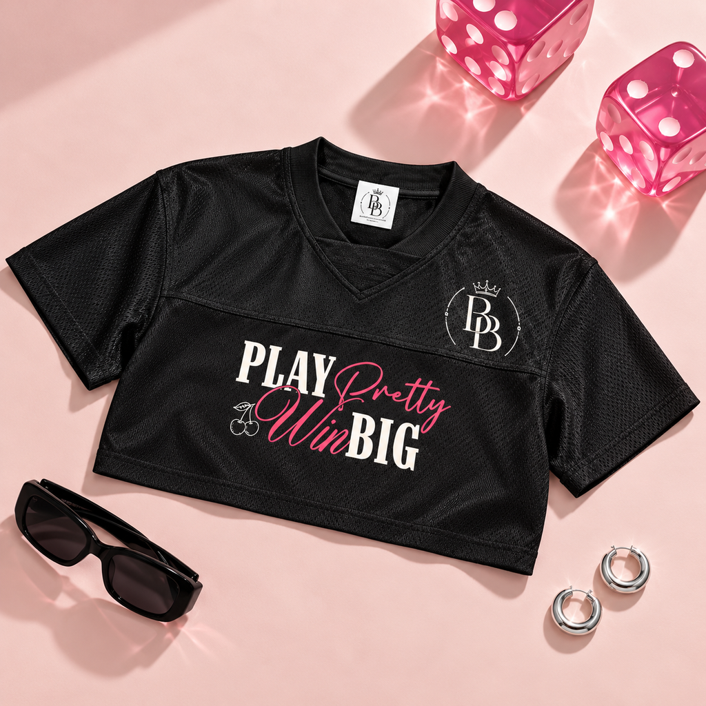 Play Pretty, Win Big | Cropped Mesh Jersey