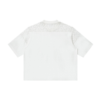 Lucky Girl Era | Lace Jersey Tee