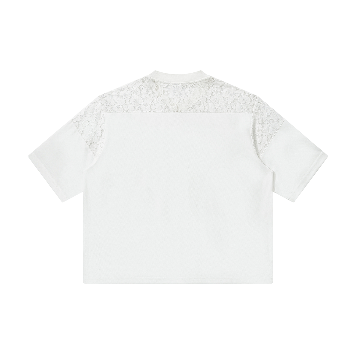 Lucky Girl Era | Lace Jersey Tee